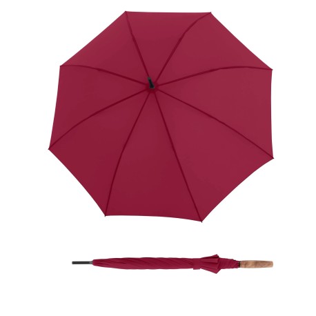 Knirps Timber Stick Automatic Hibiscus - holový deštník