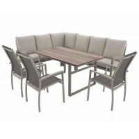 EXPERT LOUNGE - zahradní hliníková jídelní souprava