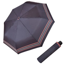 Hit Mini Stripe Brown- dámský skládací deštník