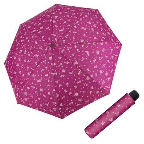 Derby Hit Mini  Fancy Pink - dámský skládací deštník
