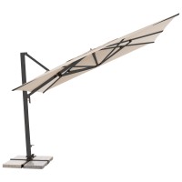 ALU XL ULTRA 4x3 m - výkyvný zahradní slunečník s boční tyčí