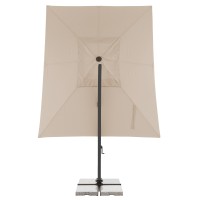 ALU XL ULTRA 4x3 m - výkyvný zahradní slunečník s boční tyčí