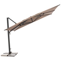 ALU XL ULTRA 4x3 m - výkyvný zahradní slunečník s boční tyčí