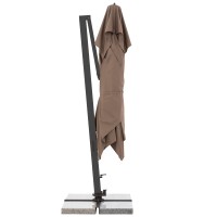 ALU XL ULTRA 4x3 m - výkyvný zahradní slunečník s boční tyčí