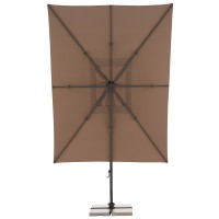 ALU XL ULTRA 4x3 m - výkyvný zahradní slunečník s boční tyčí