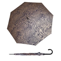 Fiber Flex Long AC Imperial Leopard - dámský holový vystřelovací deštník