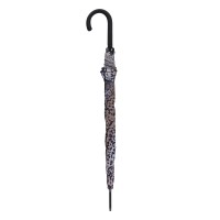 Fiber Flex Long AC Imperial Leopard - dámský holový vystřelovací deštník