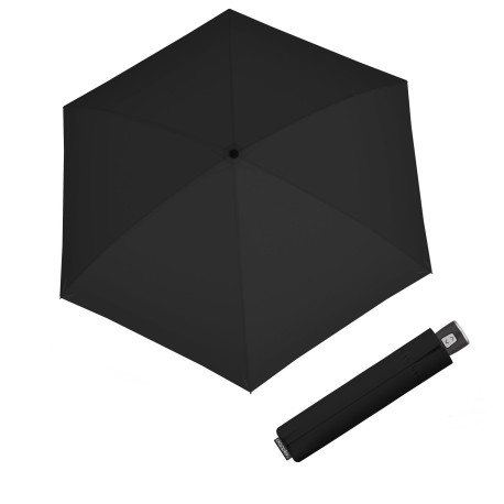 Derby Fiber Magic Compact Simply Black  - plně automatický deštník