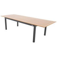 EXPERT WOOD Antracit - zahradní hliníková souprava polohovací 4+1