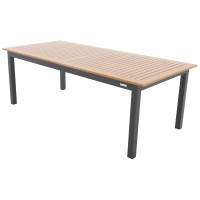 EXPERT WOOD Antracit - zahradní hliníková souprava polohovací 4+1