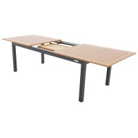 EXPERT WOOD Antracit - zahradní hliníková souprava polohovací 4+1