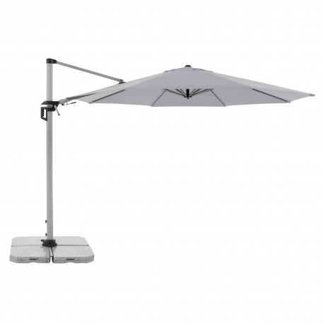 Doppler ACTIVE 370 cm - výkyvný zahradní slunečník s boční tyčí - Rozbalené zboží (S324)