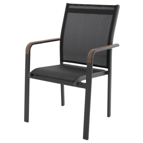 Doppler EXPERT WOOD Plus - zahradní stohovatelné křeslo - Rozbalené zboží (N609)