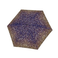 Fiber Havanna Twinkle blue - dámský skládací deštník