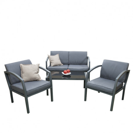 Doppler BELLARIA LOUNGE - zahradní hliníková souprava - Rozbalené zboží (N631)