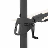 DERBY DX 280 x 280 cm – zahradní slunečník s boční nohou