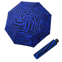 Hit Mini Wildstripes modrý - dámský skládací deštník