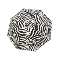 Hit Long AC Wildstripes bílý - dámský holový vystřelovací deštník