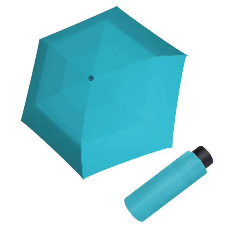 Micro Alu Blue - dámský/dětský skládací deštník