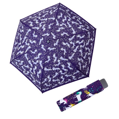 Doppler Kids Mini light Unicorn - dětský skládací deštník