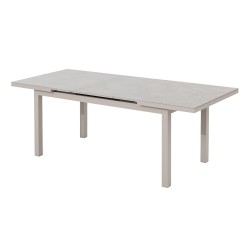 VELIA - zahradní rozkládací stůl 167/217 x 90 x 76 cm