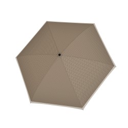 Fiber Havanna Chevron Sand - dámský skládací deštník