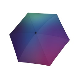Carbonsteel Mini Slim Fade Northern Lights - dámský skládací deštník