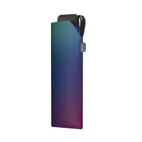 Carbonsteel Mini Slim Fade Northern Lights - dámský skládací deštník