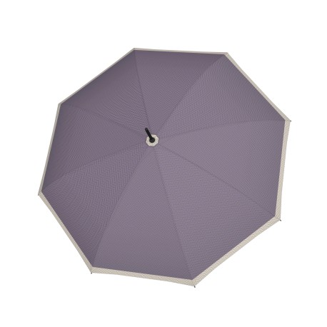 Doppler Fiber Flex Automatic Long Chevron Lilac - dámský holový vystřelovací deštník