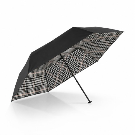 Knirps KNIRPS US.050 Lord with black - dámský skládací plochý deštník