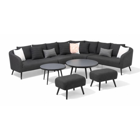 Doppler Melia LIKA-TEX® antracit - luxusní zahradní souprava - Rozbalené zboží (N603)