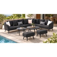 Melia LIKA-TEX® antracit - luxusní zahradní sestava