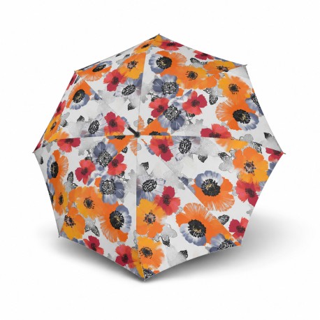 Knirps KNIRPS A.760 STICK Poppy - elegantní holový vystřelovací deštník