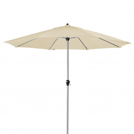 Středový slunečník s klikou Doppler ACTIVE KURBEL 380 cm- přírodní (slonovinová kost)