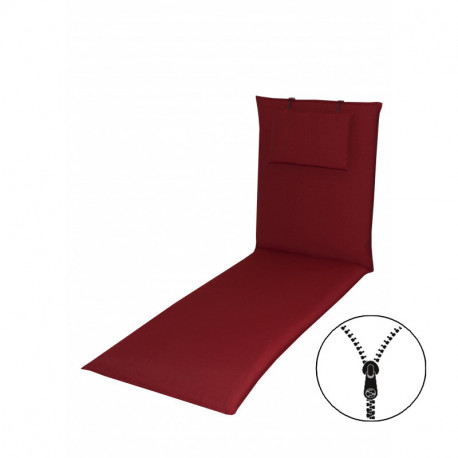 Doppler ELEGANT 2428 - polstr na zahradní lehátko s podhlavníkem