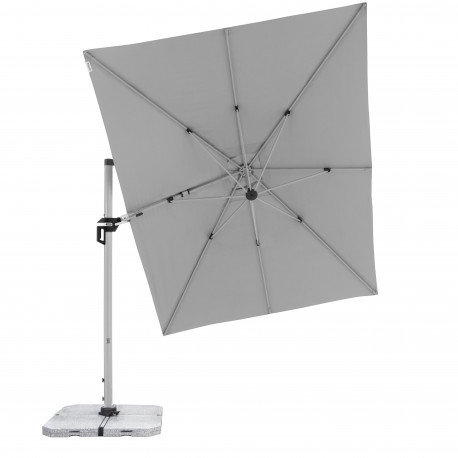Doppler ACTIVE 350  x 260 cm – výkyvný zahradní slunečník s boční tyčí : Desén látky - 827