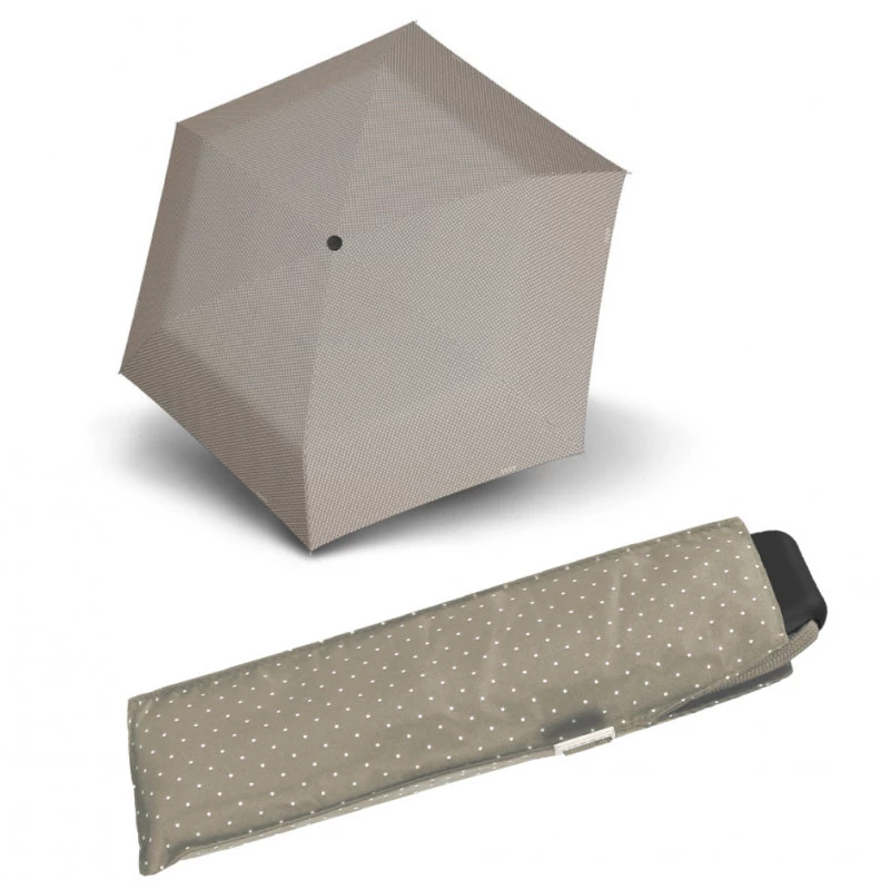 Parapluie de poche Doppler Carbonsteel Mini Slim - DOPPLER - Clarity - Acier carbone - Manuel