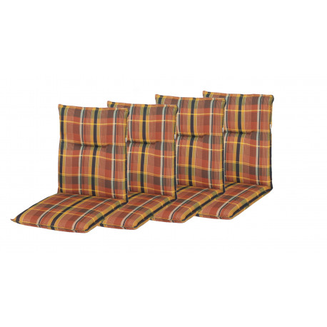 Polstry na křesla a židle, nízké, set 4 ks, Doppler SPOT 24