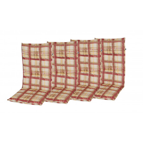 Doppler CLASSIC 9017 vysoký - set 4 ks - polstry na křesla a židle