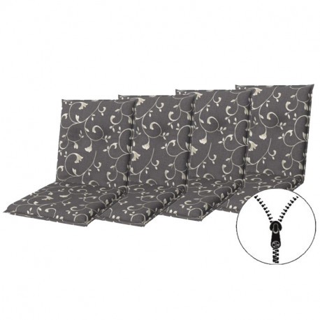 Doppler LIVING 2097 nízký - set 4 ks – polstry na židli a křeslo se zipem