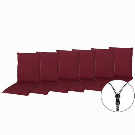 Doppler ELEGANT 2428 nízký - set 6 ks - polstry na židli a křeslo