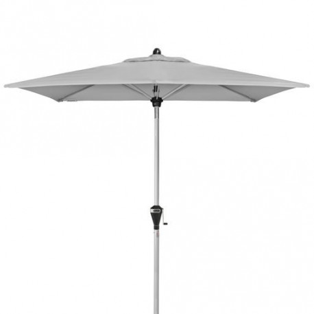 Slunečník s automatickým naklápěním klikou Doppler ACTIVE 210x140 cm - světle šedý