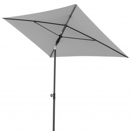 Slunečník se středovou nohou Doppler ACTIVE 200 x 120 cm - světle šedý