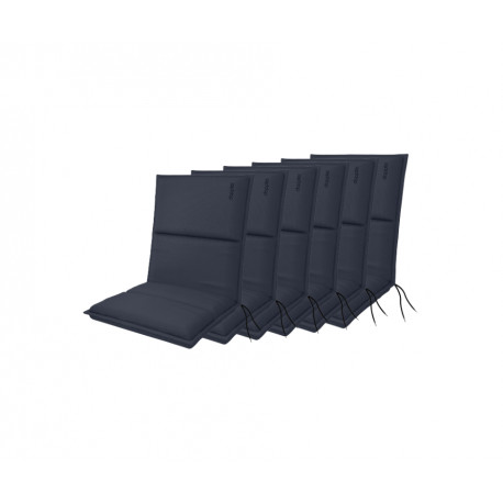 Polstry na křesla a židle, nízké, set 6 ks, Doppler CITY 4412