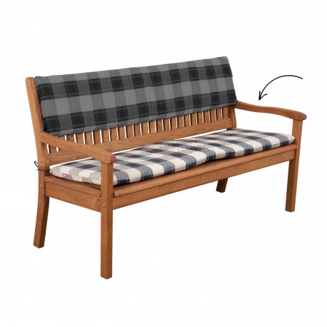 Doppler Sedák na 2místnou lavici 110 x 45 x 6 cm, hnědá