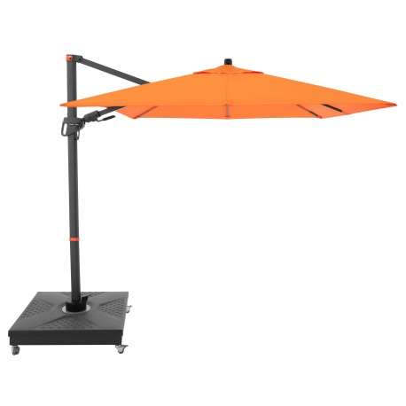 Doppler myZone 210 x 210 cm - výkyvný zahradní slunečník s boční tyčí : Desén látky - 816