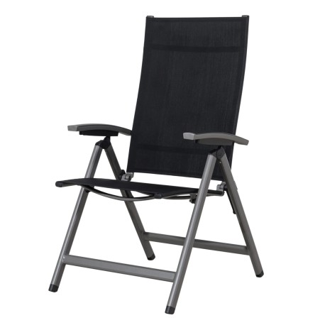 Doppler AVANTAGE antracit - zahradní hliníkové polohovací křeslo